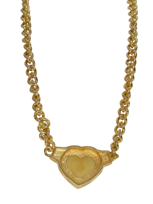 Dior Heart Motif Necklace