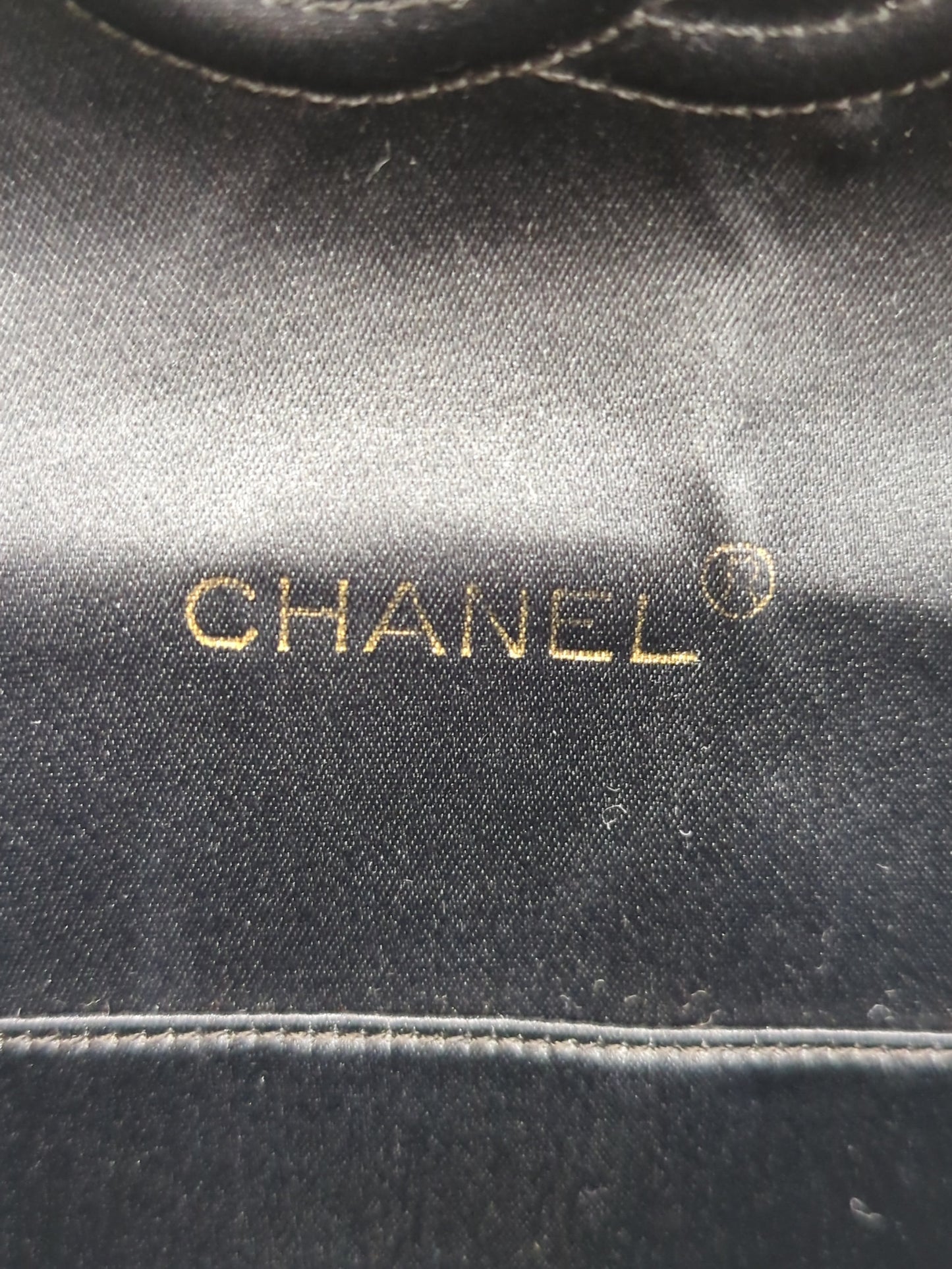 CHANEL サテン ココマーク ショルダーバッグ