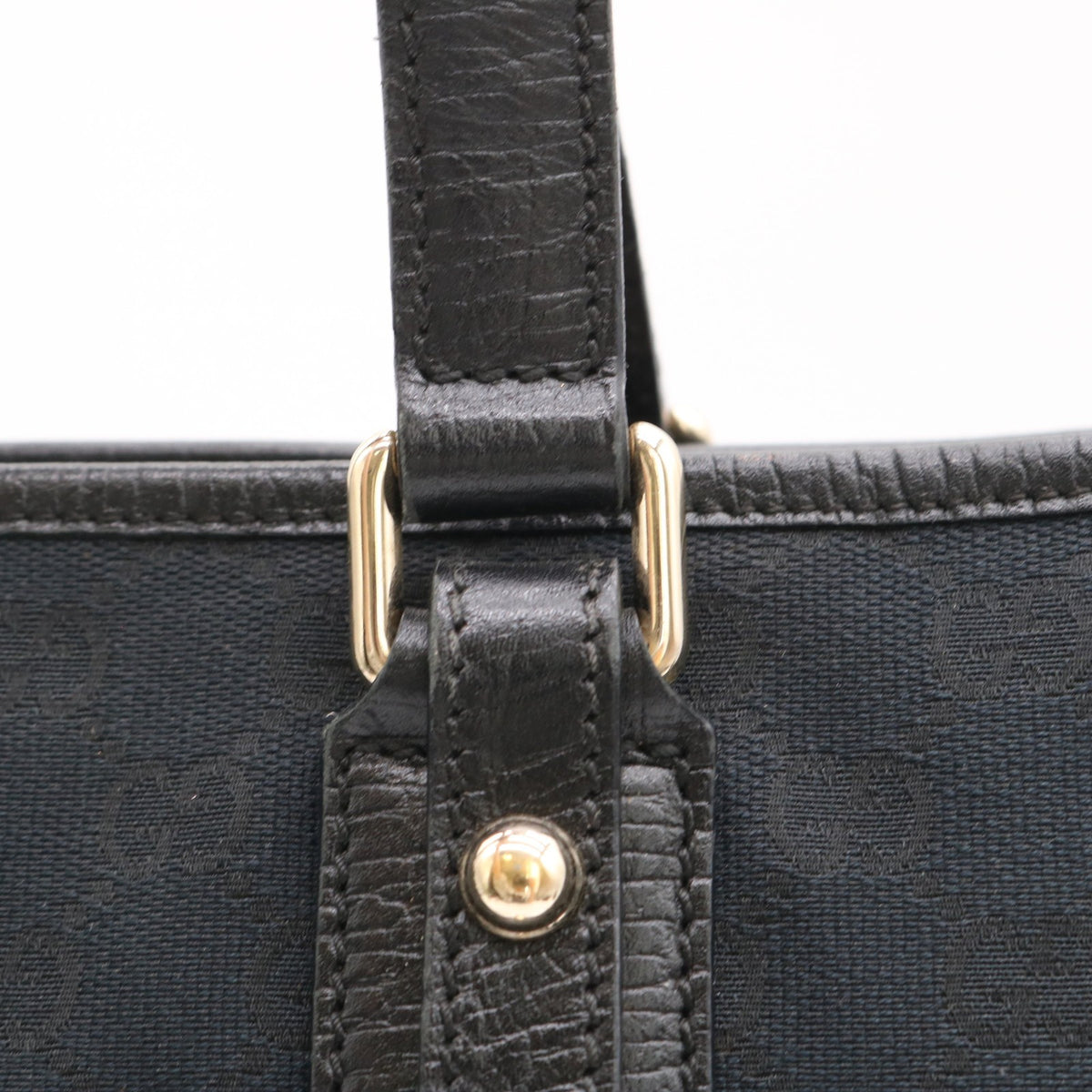 GG Canvas Tote Bag Navy