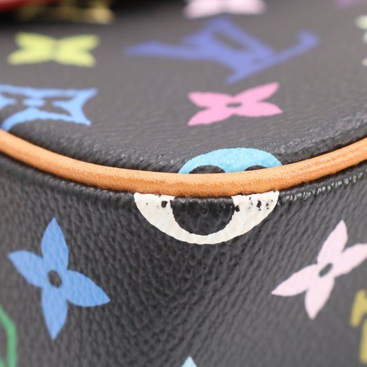 Monogram Multicolore Sologne M92639 Crossbody Black
