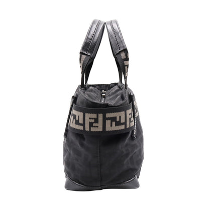 Zucca Handbag Satchel/Top Handle Bag Black