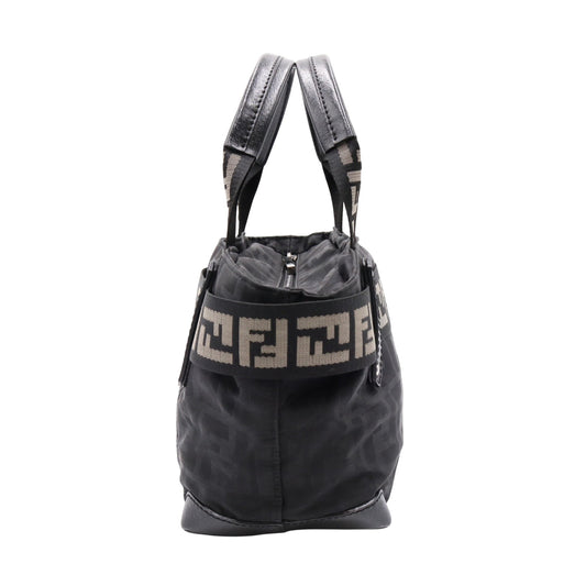 Zucca Handbag Satchel/Top Handle Bag Black