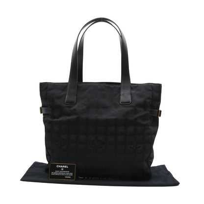 New Travel Line Tote Bag Black