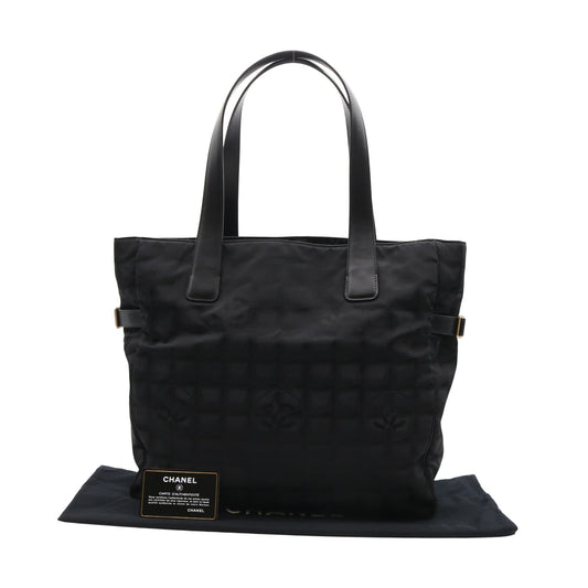 New Travel Line Tote Bag Black