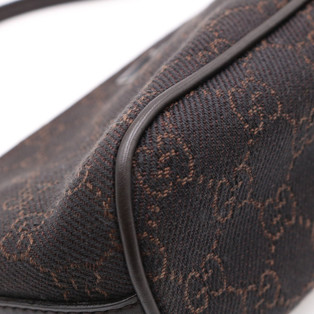 GG Canvas One Shoulder Bag Tote Brown