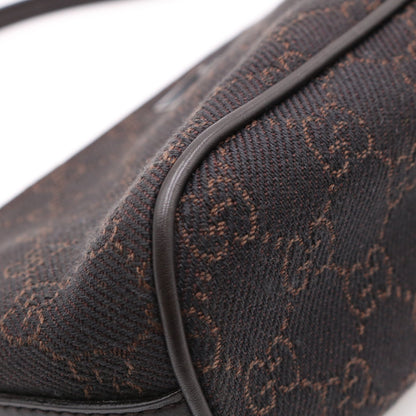 GG Canvas One Shoulder Bag Tote Brown