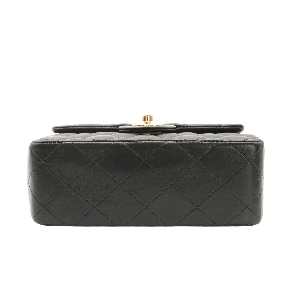 Matelasse Chain Shoulder Bag Black