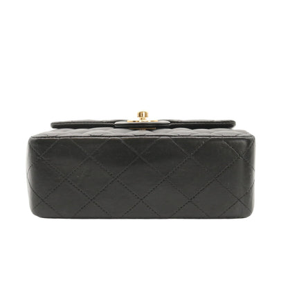 Matelasse Chain Shoulder Bag Black