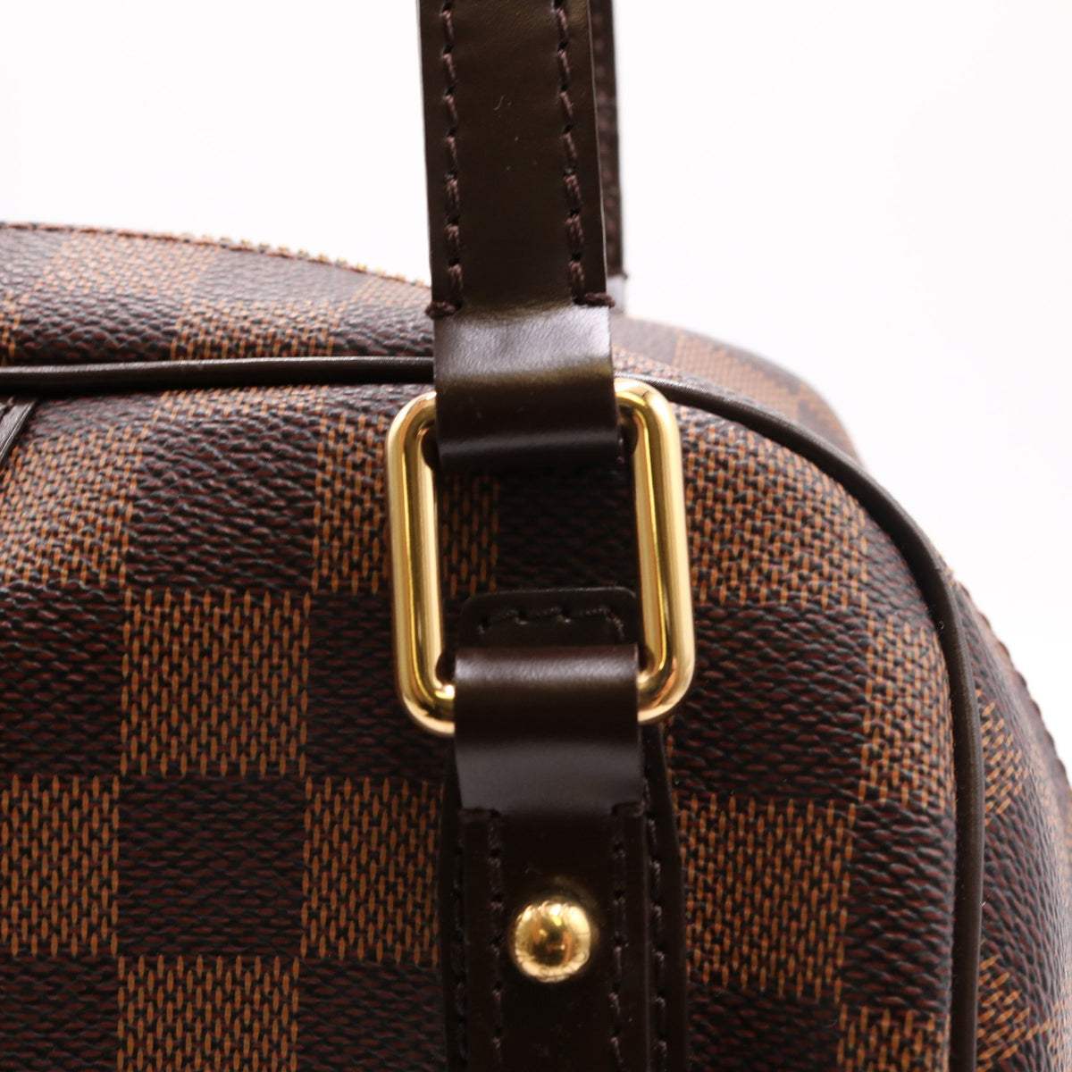 Damier Ebene Rivington PM N41157 Shoulder Bag Brown