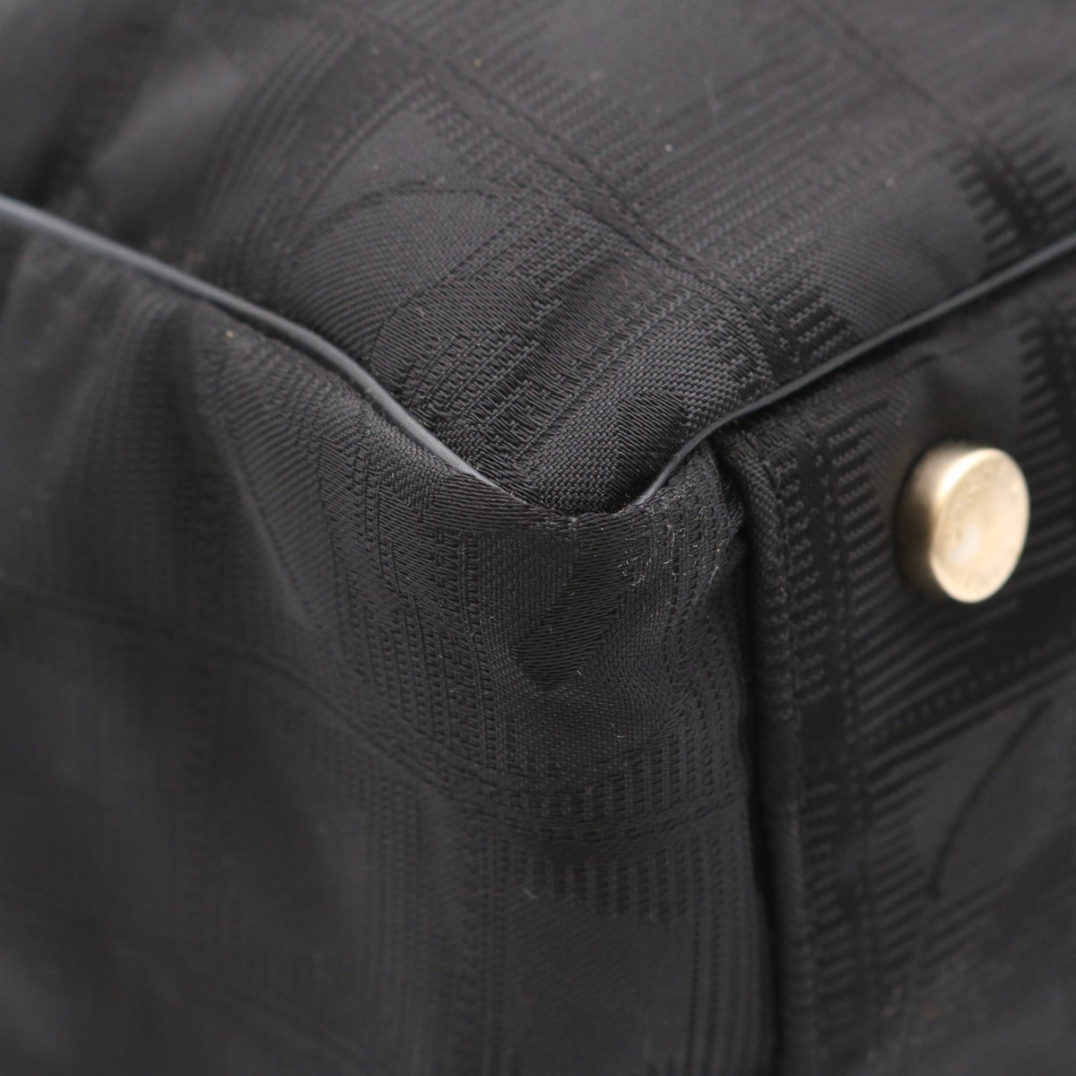 New Travel Line Tote Bag Black