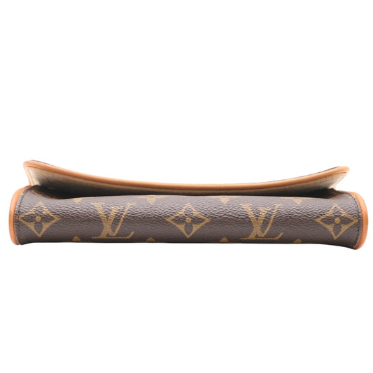 Monogram Pochette Twin PM M51854 Shoulder Bag Brown