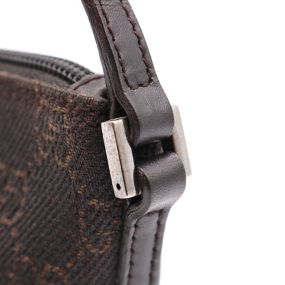 GG Canvas One Shoulder Bag Tote Brown