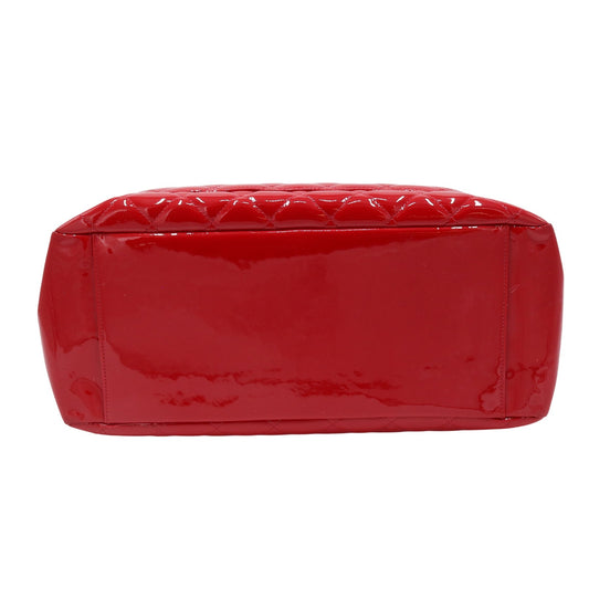 Matelasse Grand Shopping Tote A50995 Red