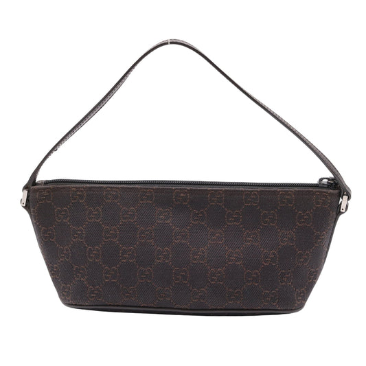 GG Canvas One Shoulder Bag Tote Brown