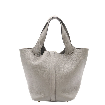 Picotin Lock PM Satchel/Top Handle Bag Gray