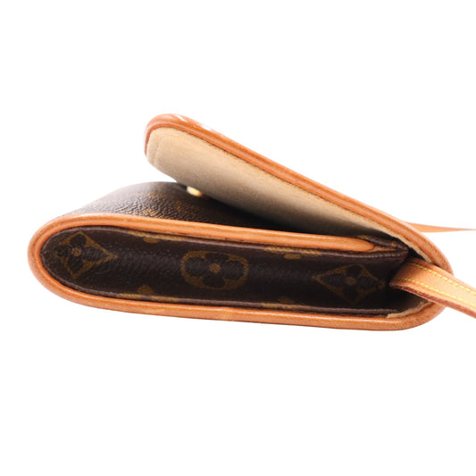 Monogram Pochette Twin GM M51852 Crossbody Brown
