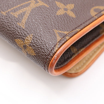 Monogram Pochette Twin GM M51852 Crossbody Brown