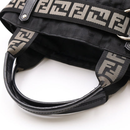 Zucca Handbag Satchel/Top Handle Bag Black