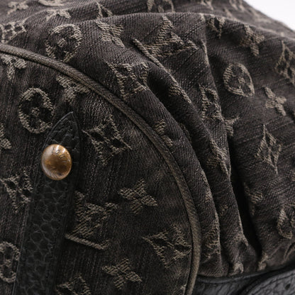 Monogram Denim XL Noir M95510 Duffle Black