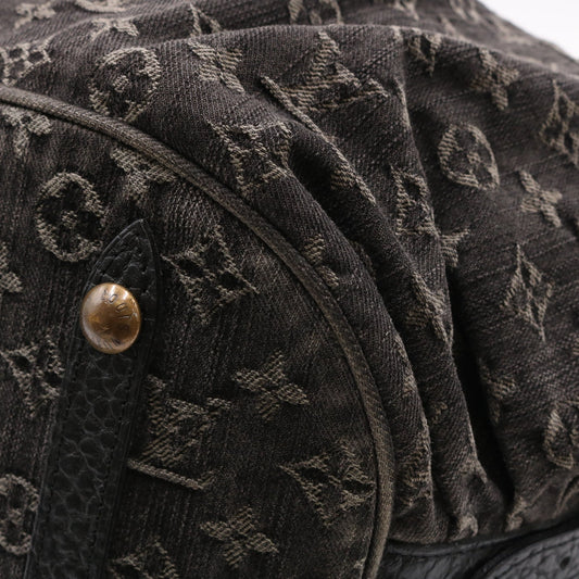 Monogram Denim XL Noir M95510 Duffle Black