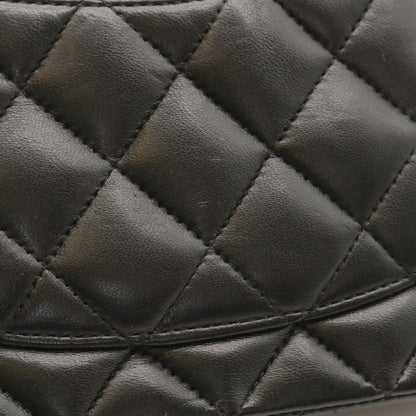 Matelasse Chain Shoulder Bag Black