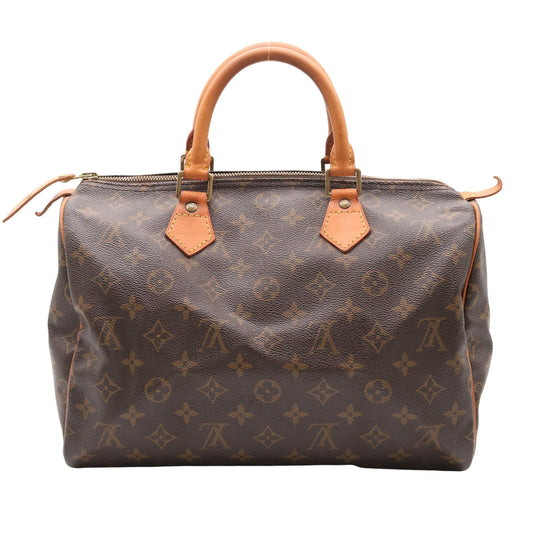 Monogram Speedy 30 M41108 Satchel/Top Handle Bag Brown