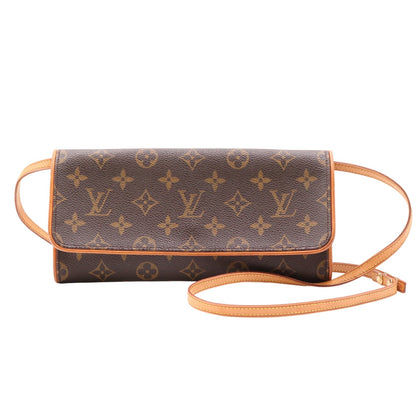 Monogram Pochette Twin GM M51852 Crossbody Brown