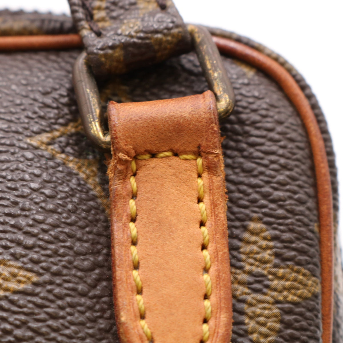 Monogram Pochette Marly Shoulder Bag Brown