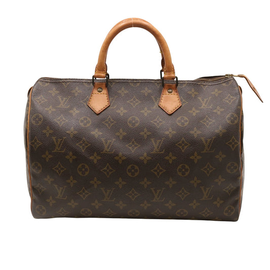 Monogram Speedy 35 M41524 Satchel/Top Handle Bag Brown