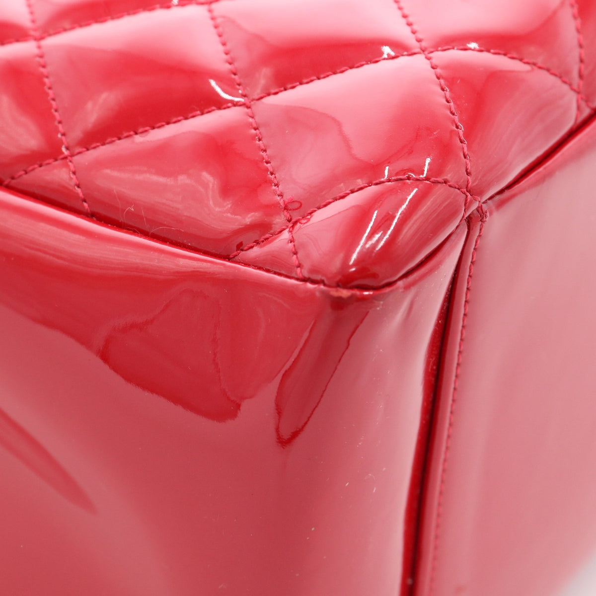 Matelasse Grand Shopping Tote A50995 Red