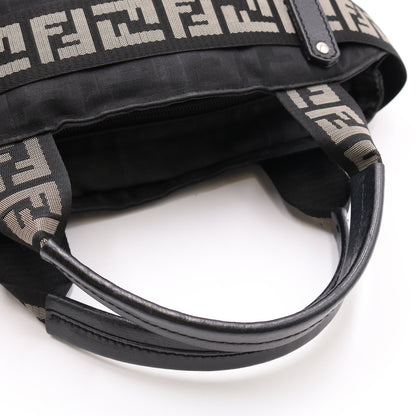 Zucca Handbag Satchel/Top Handle Bag Black