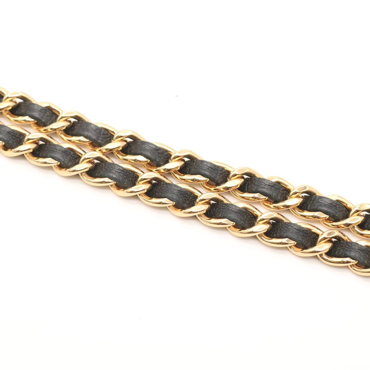 Matelasse Chain Shoulder Bag Black