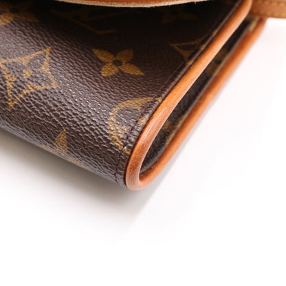 Monogram Pochette Twin GM M51852 Crossbody Brown