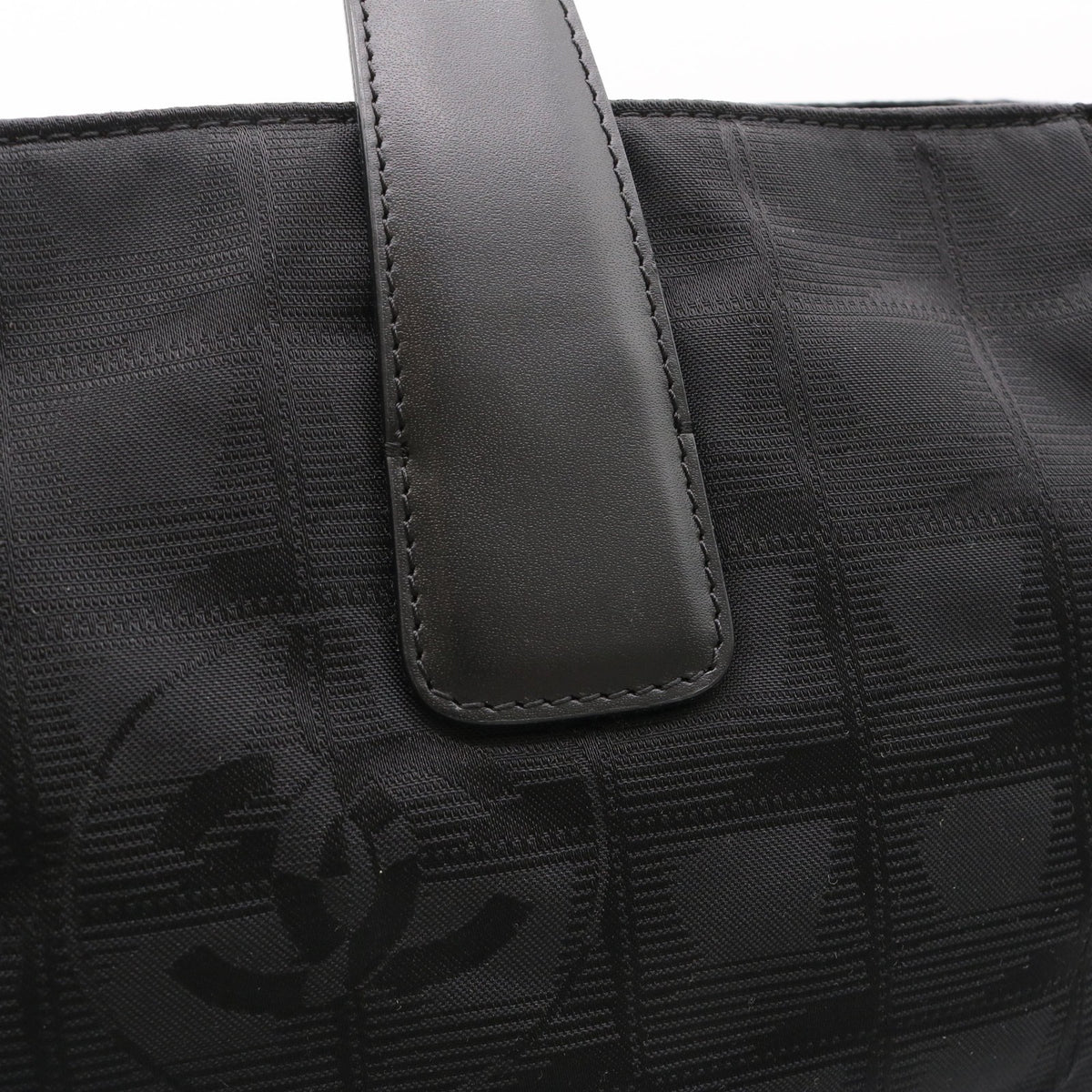 New Travel Line Tote Bag Black