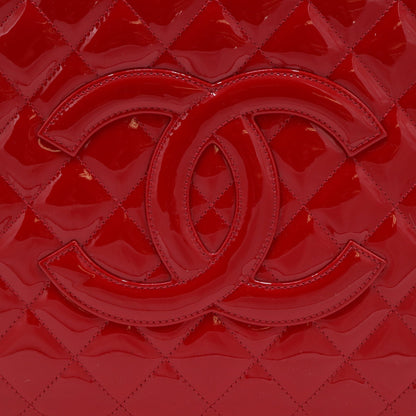 Matelasse Grand Shopping Tote A50995 Red