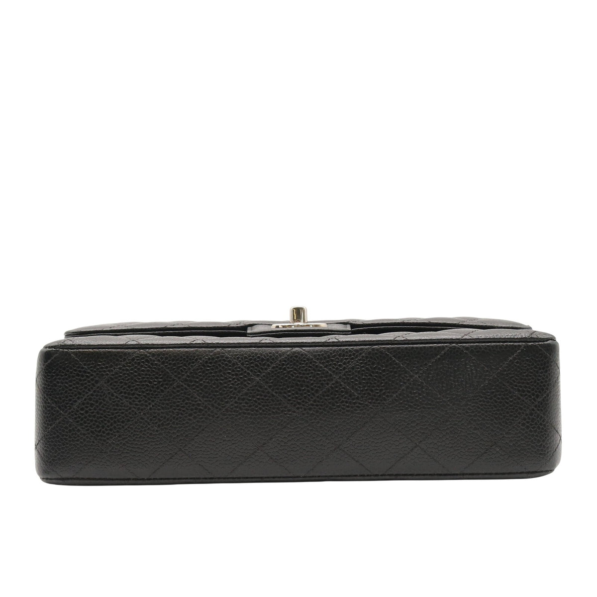 Matelasse Double Flap Chain Shoulder Bag Black