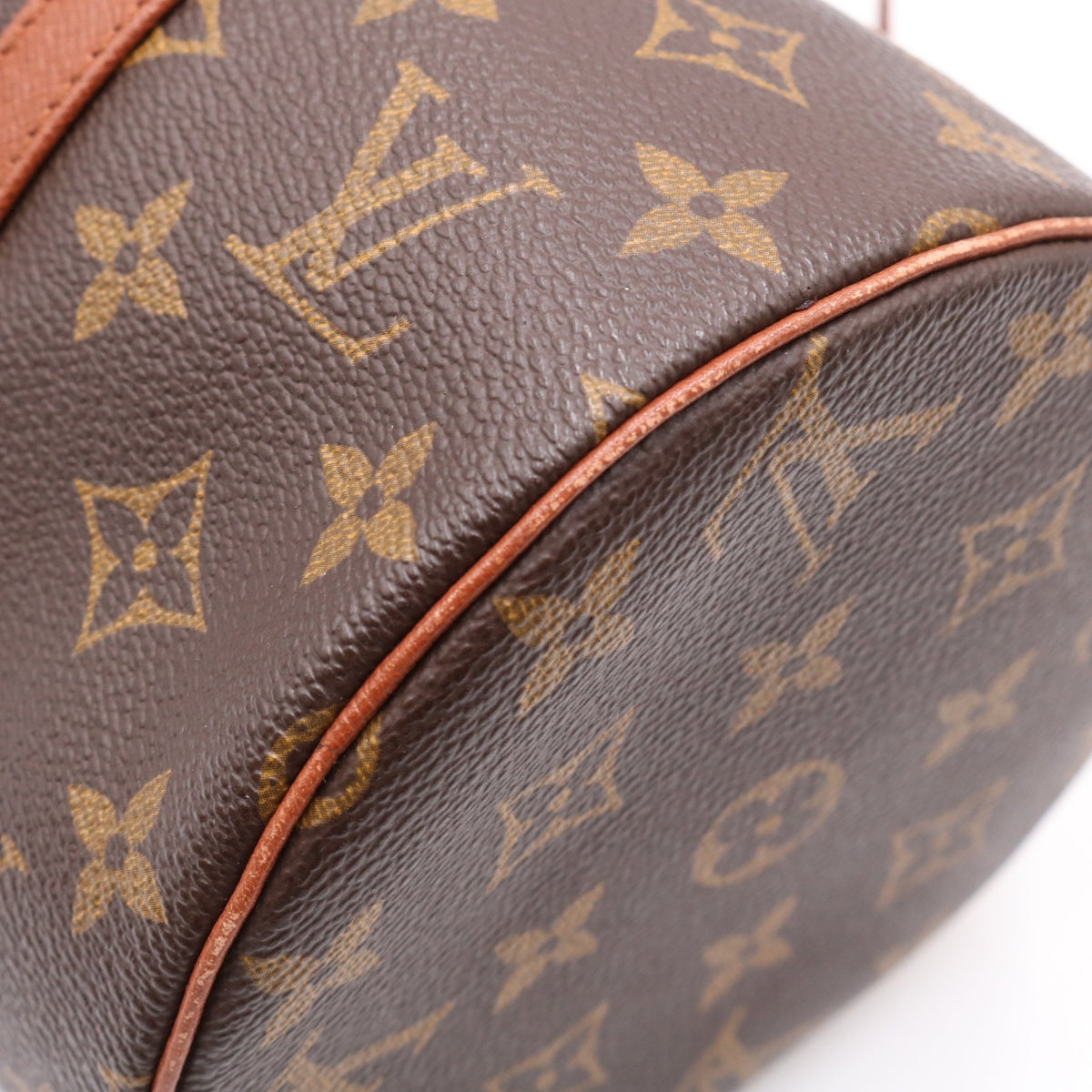Monogram Papillon 30 (Old Model) M51365 Satchel/Top Handle Bag Brown