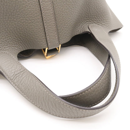 Picotin Lock PM Satchel/Top Handle Bag Gray