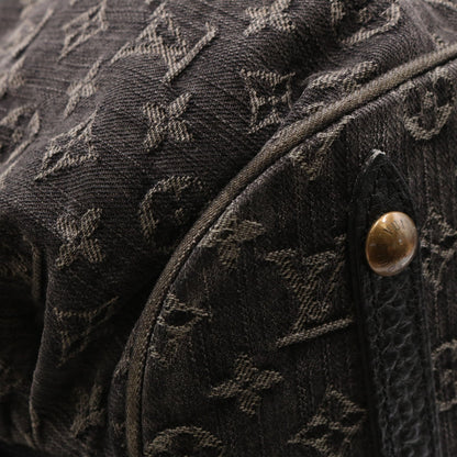 Monogram Denim XL Noir M95510 Duffle Black