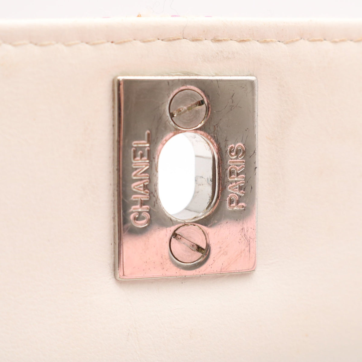 Matelasse Single Flap Double Chain Bag Shoulder Bag Pink
