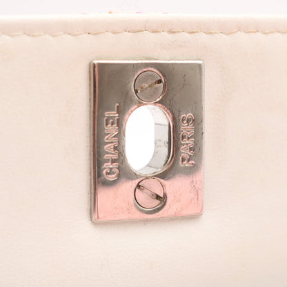 Matelasse Single Flap Double Chain Bag Shoulder Bag Pink