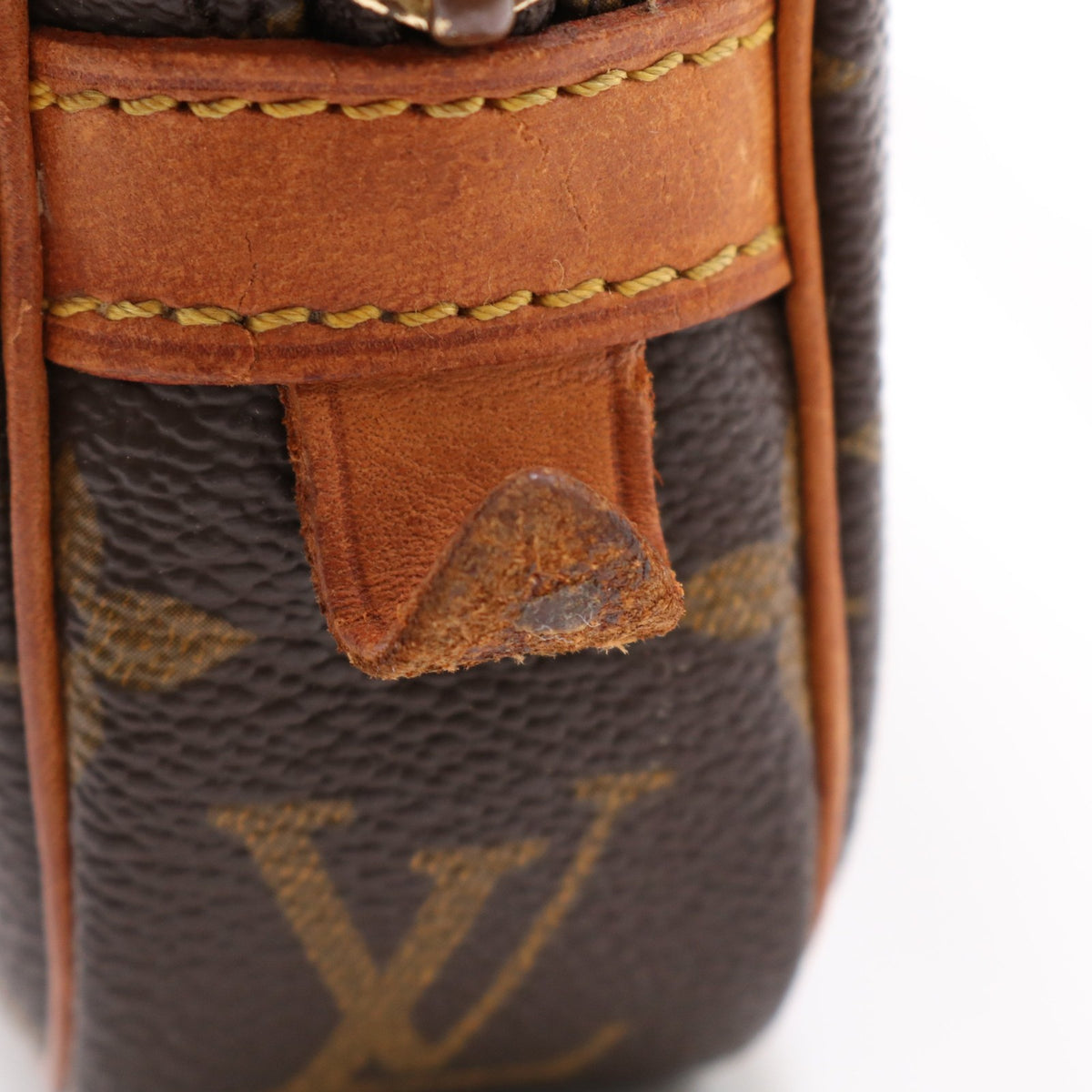 Monogram Pochette Marly Shoulder Bag Brown