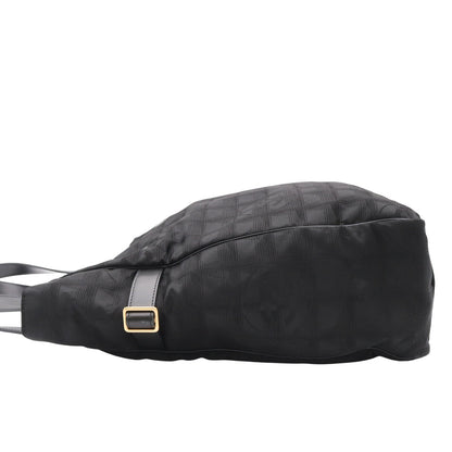 New Travel Line Tote Bag Black