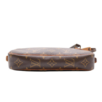 Monogram Pochette Marly Shoulder Bag Brown