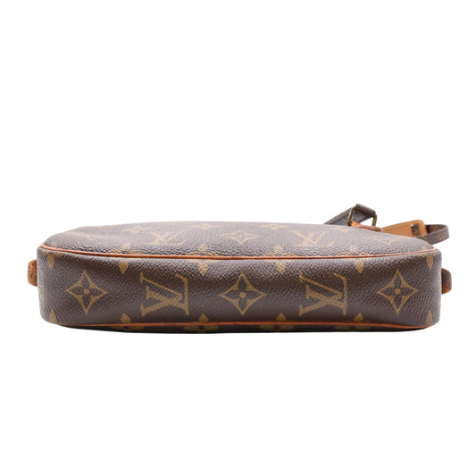 Monogram Pochette Marly Shoulder Bag Brown