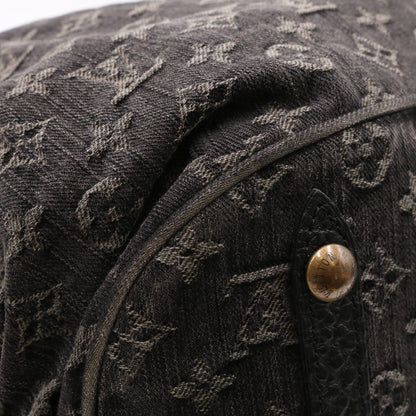 Monogram Denim XL Noir M95510 Duffle Black