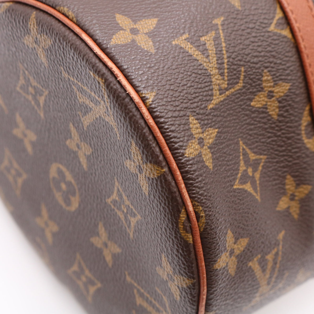 Monogram Papillon 30 (Old Model) M51365 Satchel/Top Handle Bag Brown