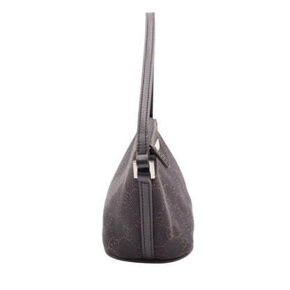 GG Canvas One Shoulder Bag Tote Brown