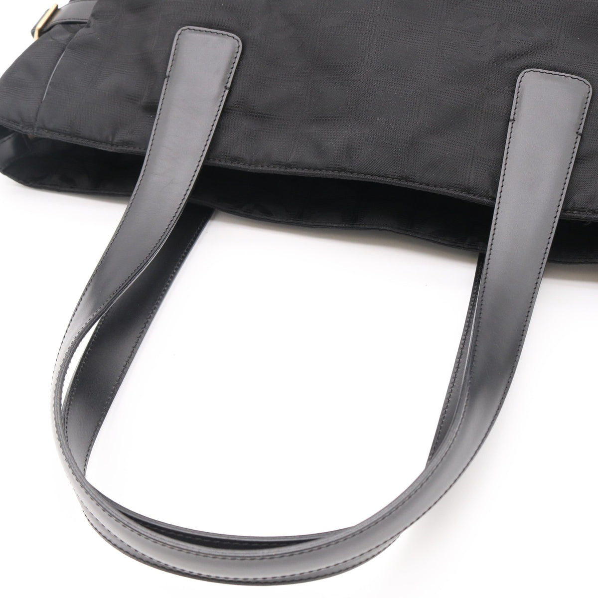 New Travel Line Tote Bag Black