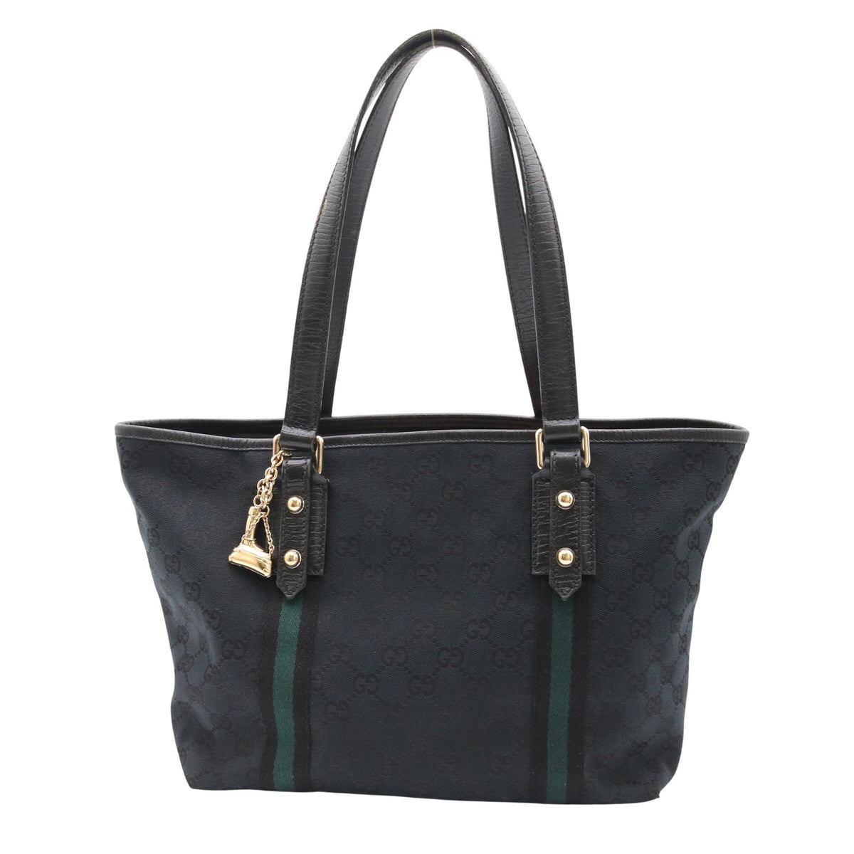 GG Canvas Tote Bag Navy